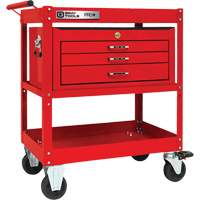 PRO+ Series Heavy-Duty Utility Cart with Intermediate Chest, 2 Tiers, 30-1/5" x 38-1/3" x 19-1/2" TER131 | Kelford