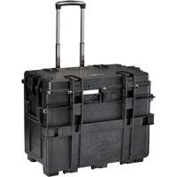 Coffre &agrave; outils militaire mobile avec tiroirs, 8 tiroirs, 22-4/5" la x 15" p x 18" h, Noir Kelford