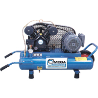 Contractor Series Air Compressors, Electric, 6.6 Gal. (8 US Gal), 125 PSI, 115/1 V Kelford
