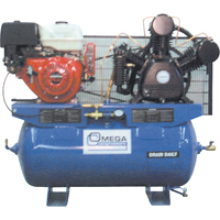 Industrial Series Air Compressors - Engine Compressors, 25 Gal. (30 US Gal) TFA106 | Kelford