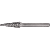 Solid Carbide Burrs - Taper Shape Radius End 14° Kelford