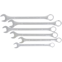 Fully Polished Long Pattern Combination Wrench Set, Combination, 6 Pieces, Imperial Kelford