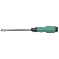 Tournevis &agrave; fente TORQUE DRIVE, Tige de #4, Ronde, 4" lo, Prise en Coussin&eacute;e Kelford