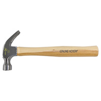 Hickory Handle Claw Hammer, 16 oz., Wood Handle, 13" L Kelford