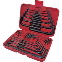JHK-25SM Hex Key Set, 25 Pcs., Metric & Imperial Kelford