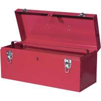 TB21 Steel Hand Tool Box, 8-3/4" D x 20" W x 9-3/8" H, Red Kelford