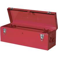 TB26 Steel Hand Tool Box, 8-3/4" D x 26" W x 9-3/8" H, Red Kelford