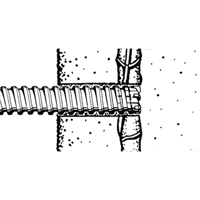 Rotary Rebar Cutters, 3/8", SDS-Plus Shank, Carbide Kelford