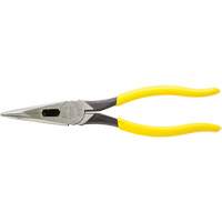 Long Nose With Side Cutter, 8-7/16" L Kelford
