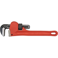 Pipe Wrench, 2-1/2" Jaw Capacity, 18" Long, Powder Coated Finish Kelford