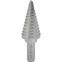 Progressive Step Drill, 1/4" - 3/8" , 1/8" Increments, High Speed Steel Kelford