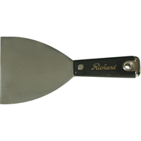 Putty Knife Flexible Steel, 4", Carbon Steel Blade Kelford