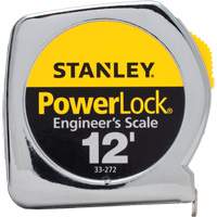 PowerLock&reg; Tape Measure, 1/2" x 12', Imperial Graduations Kelford