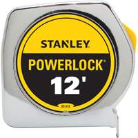PowerLock&reg; Tape Measure, 3/4" x 12', Imperial Graduations Kelford