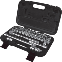 Jeu de douilles SAE/m&eacute;triques, 29 Mcx, Prise de 1/2" Kelford