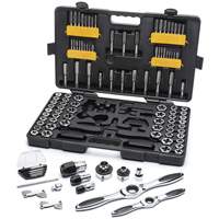 SAE/Metric Ratcheting Tap & Die Set, 114 Pieces Kelford