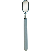 Inspection Mirror, Oval, 1-1/2" L x 1-1/4" W, Telescopic Kelford