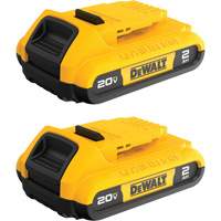 Max* Compact Batteries, Lithium-Ion, 20 V, 2 A Kelford