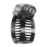 Hose Clamps - Stainless Steel Band & Screw, Min Dia. 0.563, Max Dia. 1-1/4" TLY281 | Kelford