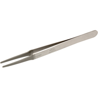 Tweezers - Flat Round Tips, Straight - 4.75" (120 mm) Kelford