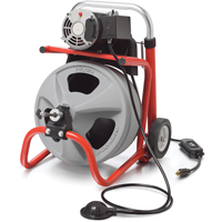 K-400 Drain Cleaning Machine with C-31 IW Cable, Electric, 3/8" Kelford