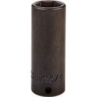 Douille, Chocs, 3/4", Prise 3/8", 6 pans, Profond Kelford
