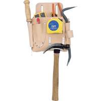 Drywall Tool Pouch, Tool Holder, Leather, 7 Pockets Kelford
