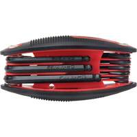 Ball End Fold-Up Hex Key Set, 9 Pcs., Imperial Kelford