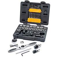 Metric Ratcheting Tap & Die Set, 42 Pieces Kelford