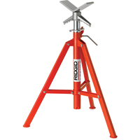 V Head Low Pipe Stand # VJ-98, 51-96 cm Height Adjustment, 12" Max. Pipe Capacity, 2500 lbs. Max. Weight Capacity TNX167 | Kelford