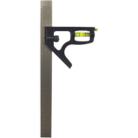 &eacute;querre combin&eacute;e pouces/m&eacute;trique, 12" lo, 1/8"/1/16"/1/32"/1 mm Graduations, Acier inoxydable, Ordinaire Kelford
