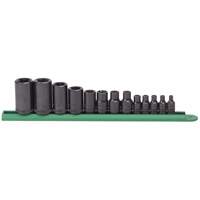 Jeu de douilles externes Torx, Prise 1/2"/1/4"/3/8" Kelford