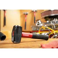 Drilling Hammer, 3 lbs., Fibreglass Handle, 11" L Kelford