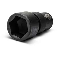 Jeu de 12 douilles m&eacute;triques flexibles universelles &agrave; chocs 1/4" &agrave; 6 pans Kelford