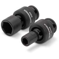 Jeu de 15 douilles m&eacute;triques flexibles universelles &agrave; chocs 3/8" &agrave; 6 pans Kelford