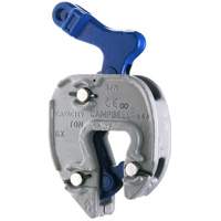 GX Plate Clamp with Chain Connector, 1000 lbs. (0.5 tons), 1/16" - 5/16" Jaw Opening TQB418 | Kelford