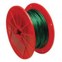 Wire Cable, 250' (76.2 m) x 1/16", 28 lbs. (0.014 tons), Vinyl Coated Kelford