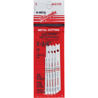 Jigsaw Blades, Bi-Metal, U-Shank, 2-3/4" L, 18 TPI Kelford