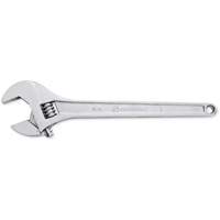 Adjustable Tapered Handle Wrench - Carded, 15" L, 1-11/16"/43 mm Max Width, Chrome/Polished Kelford