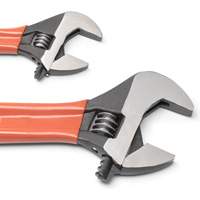 Black Oxide Wrench Set with Cushion Grips, Adjustable, 2 Pieces, Imperial and Metric Kelford