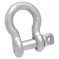 Anchor Shackle, 1/4", Screw Pin, Hot Dip Galvanized TTB835 | Kelford