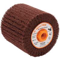 Blendex Surface Conditioning Drum, 4-1/4" Dia. x 4" W, 5/8"-11 Arbor, Medium Grit Kelford