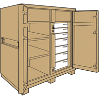 Jobmaster<sup>®</sup> Cabinet, Steel, 54.9 Cubic Feet, Beige TTW235 | Kelford
