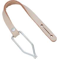Handline with Thong Clip, Leather, Beige Kelford