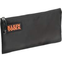 Zipper Tool Pouch, Ballistic Nylon, 1 Pockets, Black Kelford