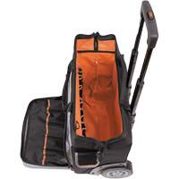 Sac &agrave; outils roulant Tradesman Pro, Polyester balistique, 24 pochettes, Noir/Orange Kelford