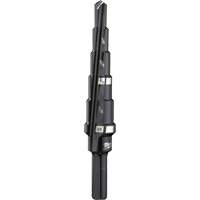 #2 Step Drill Bit, 3/16" - 1/2" , 1/16" Increments, High Speed Steel Kelford