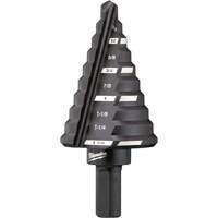 #5 Step Drill Bit, 1/4" - 1-3/8" , 1/8" Increments, High Speed Steel Kelford