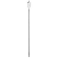 Flat Boring Bit, 3/4" Diameter, 1/4" Hex Shank, 16" Length Kelford