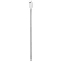 Flat Boring Bit, 7/8" Diameter, 1/4" Hex Shank, 16" Length Kelford